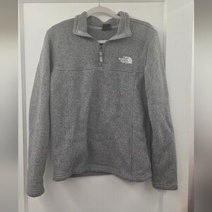 The North Face Gordon Lyons ¼ Zip Fleece Pullover Gray Men’s Small